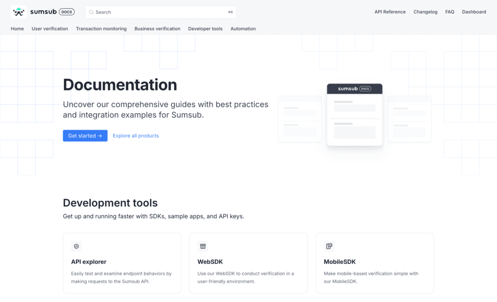 20241006 - docssumsubcom - Documentation | Lean Compliance